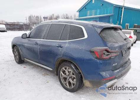 2022 BMW X3 xDrive30I из США, поврежденный, VIN 5UX53DP07N9L16667